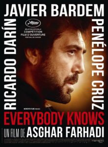 "Everybody knows", d'Ashgar Farhadi